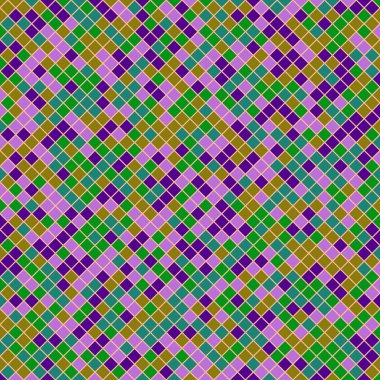 Color Rhombus tile tessellation pattern illustration