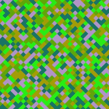 Color Rhombus tile tessellation pattern illustration