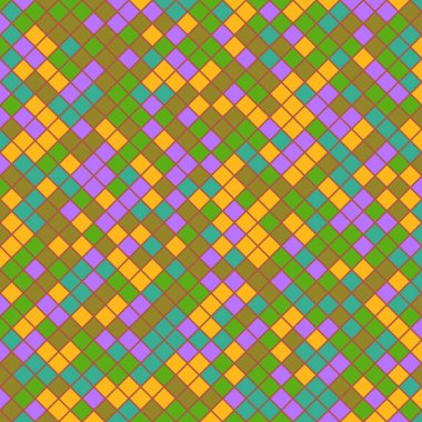 Color Rhombus tile tessellation pattern illustration