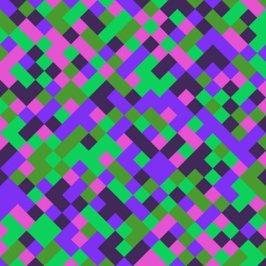 Color Rhombus tile tessellation pattern illustration