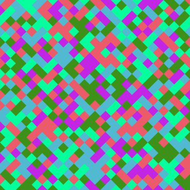 Color Rhombus tile tessellation pattern illustration