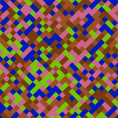 Color Rhombus tile tessellation pattern illustration