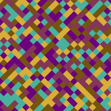 Color Rhombus tile tessellation pattern illustration