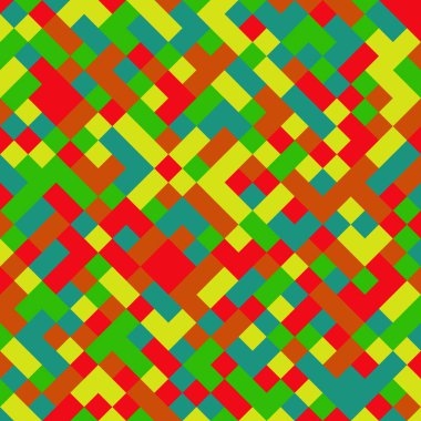 Color Rhombus tile tessellation pattern illustration