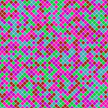 Color Rhombus tile tessellation pattern illustration