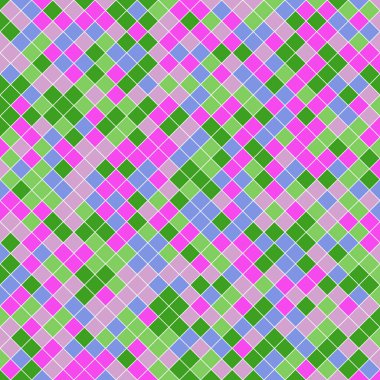 Color Rhombus tile tessellation pattern illustration