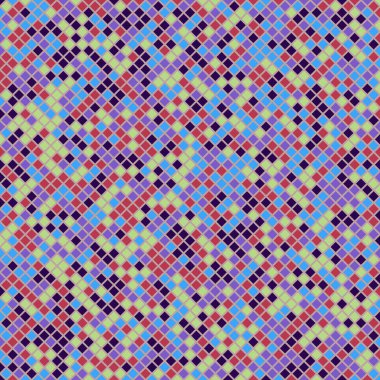 Color Rhombus tile tessellation pattern illustration