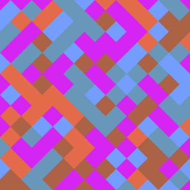 Color Rhombus tile tessellation pattern illustration