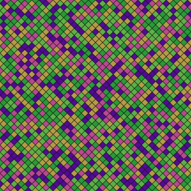 Color Rhombus tile tessellation pattern illustration