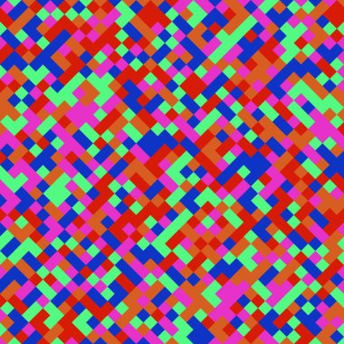 Color Rhombus tile tessellation pattern illustration