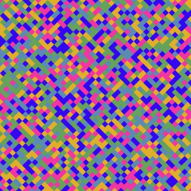 Color Rhombus tile tessellation pattern illustration