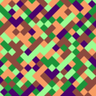 Color Rhombus tile tessellation pattern illustration