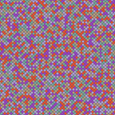 Color Rhombus tile tessellation pattern illustration