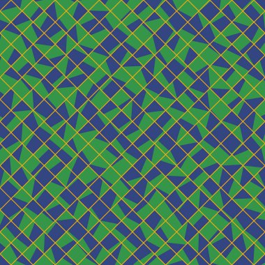 Color Rhombus tile tessellation pattern illustration