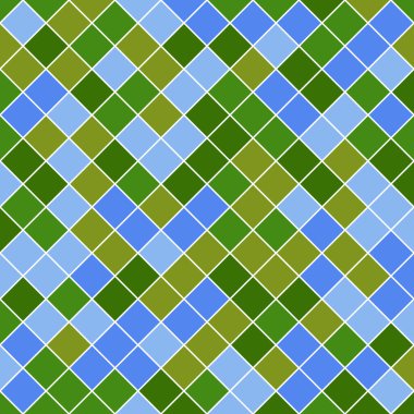 Color Rhombus tile tessellation pattern illustration