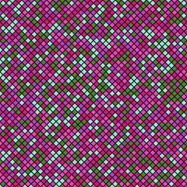 Color Rhombus tile tessellation pattern illustration