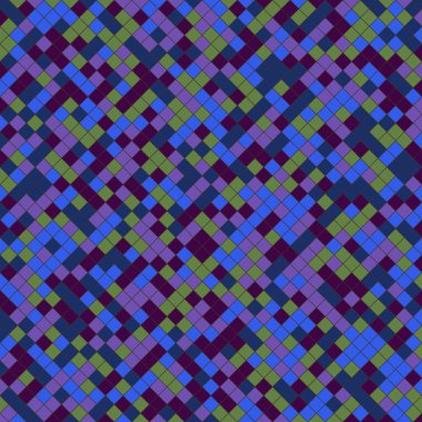 Color Rhombus tile tessellation pattern illustration