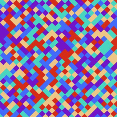 Color Rhombus tile tessellation pattern illustration