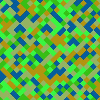 Color Rhombus tile tessellation pattern illustration