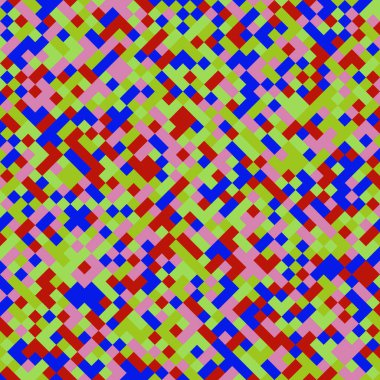 Color Rhombus tile tessellation pattern illustration