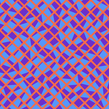 Color Rhombus tile tessellation pattern illustration