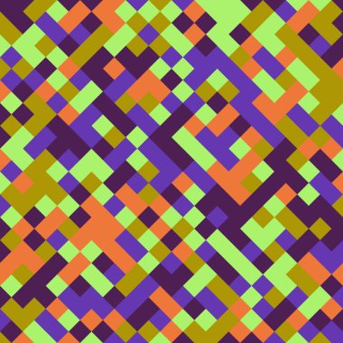 Color Rhombus tile tessellation pattern illustration