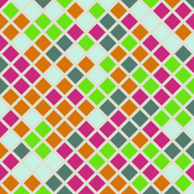 Color Rhombus tile tessellation pattern illustration