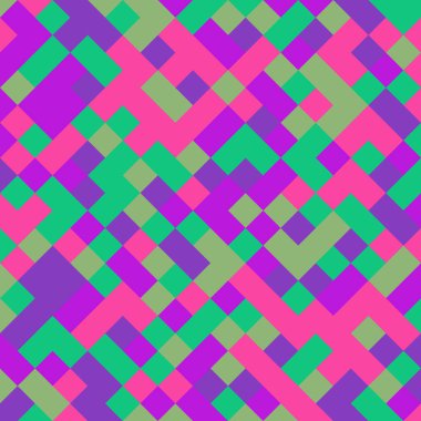 Color Rhombus tile tessellation pattern illustration