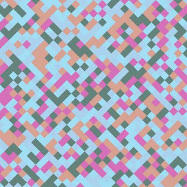 Color Rhombus tile tessellation pattern illustration
