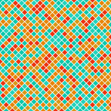 Color Rhombus tile tessellation pattern illustration