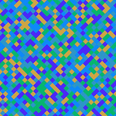 Color Rhombus tile tessellation pattern illustration