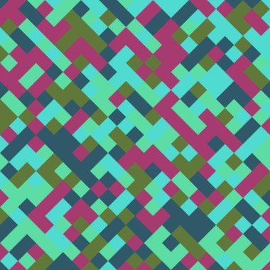 Color Rhombus tile tessellation pattern illustration