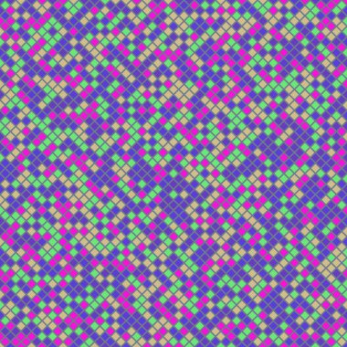 Color Rhombus tile tessellation pattern illustration
