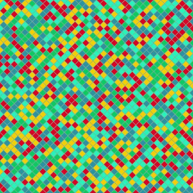 Color Rhombus tile tessellation pattern illustration