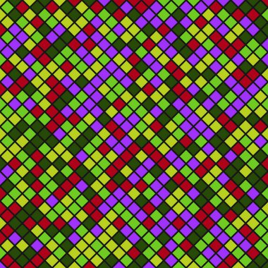 Color Rhombus tile tessellation pattern illustration
