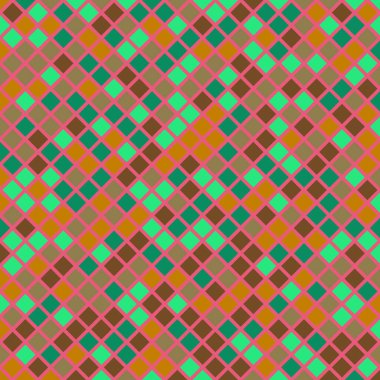 Color Rhombus tile tessellation pattern illustration