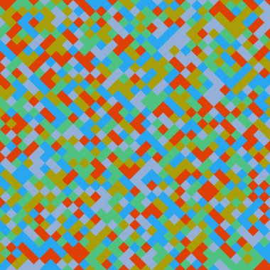 Color Rhombus tile tessellation pattern illustration