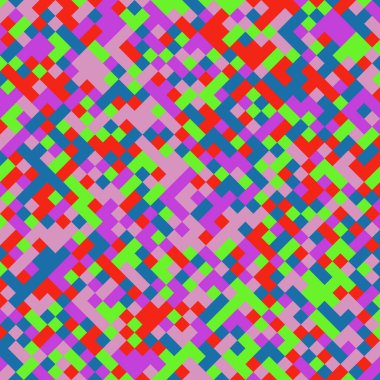 Color Rhombus tile tessellation pattern illustration