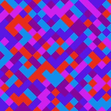 Color Rhombus tile tessellation pattern illustration