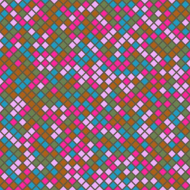 Color Rhombus tile tessellation pattern illustration