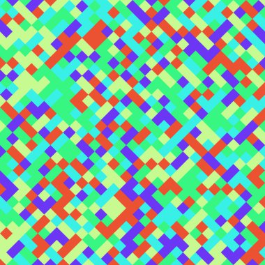 Color Rhombus tile tessellation pattern illustration