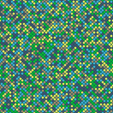 Color Rhombus tile tessellation pattern illustration