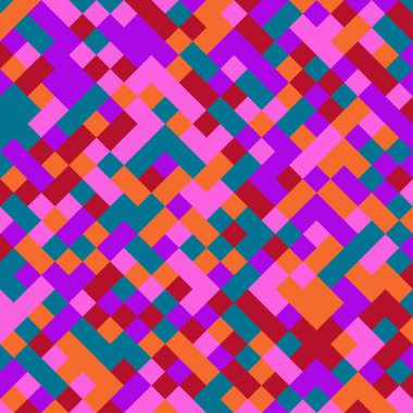 Color Rhombus tile tessellation pattern illustration