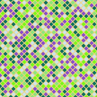 Color Rhombus tile tessellation pattern illustration