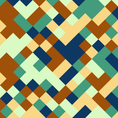 Color Rhombus tile tessellation pattern illustration