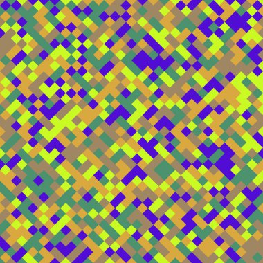 Color Rhombus tile tessellation pattern illustration