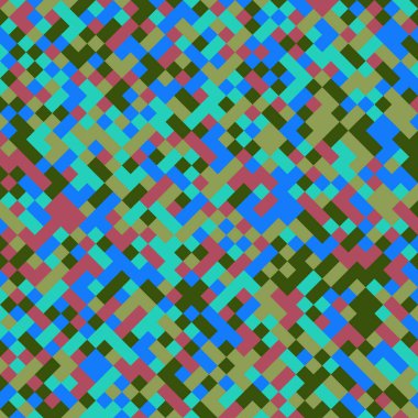 Color Rhombus tile tessellation pattern illustration
