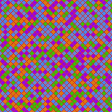 Color Rhombus tile tessellation pattern illustration