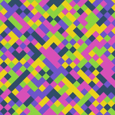 Color Rhombus tile tessellation pattern illustration
