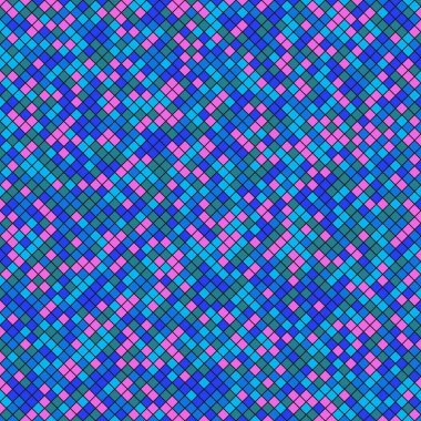 Color Rhombus tile tessellation pattern illustration